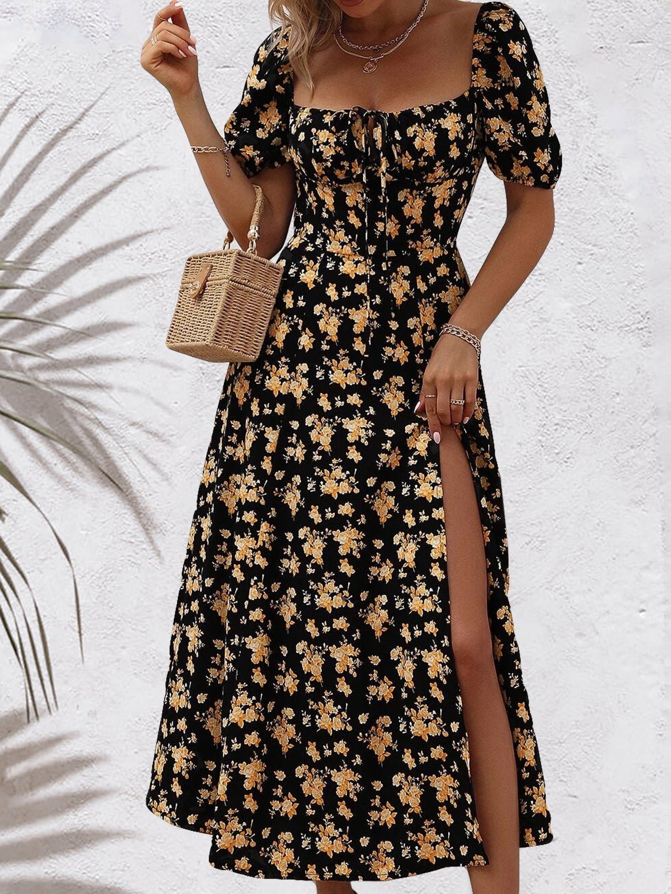 Robe Midi à Épaules Dénudées | Élégante | Parfaite pour l'Été
