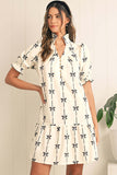 Robe Courte à Manches Bouffantes | Joueuse | Chic et Confortable