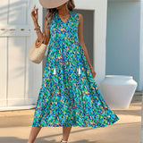 Robe Longue Bohème Sans Manches | Fluide | Incontournable d'Été
