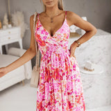 Robe Longue Tropicale | Tissu Léger | Exotique et Fluide