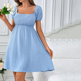 Robe Babydoll à Manches Bouffantes | Romantique | Légère & Aérienne
