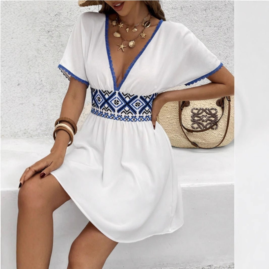 Robe Bohème Brodée | Légère | Parfaite pour l’Été