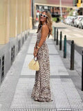 Robe Longue Imprimé Léopard | Audacieuse & Chic | Élégance Estivale Décontractée