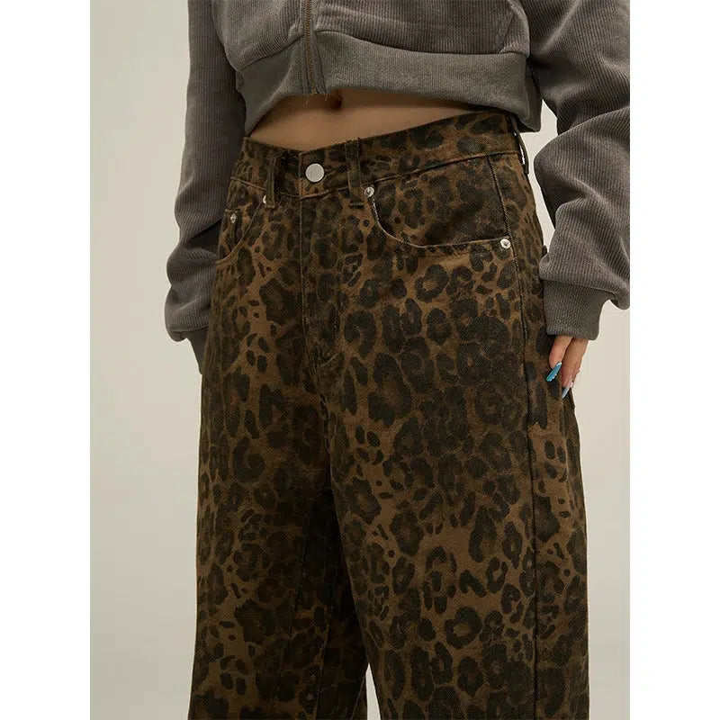 Pantalon Large Imprimé Léopard | Audacieux | Tendance & Élégant