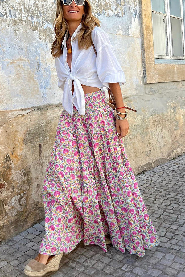Jupe Longue Bohème | Style Vibrant | Charme Sans Effort