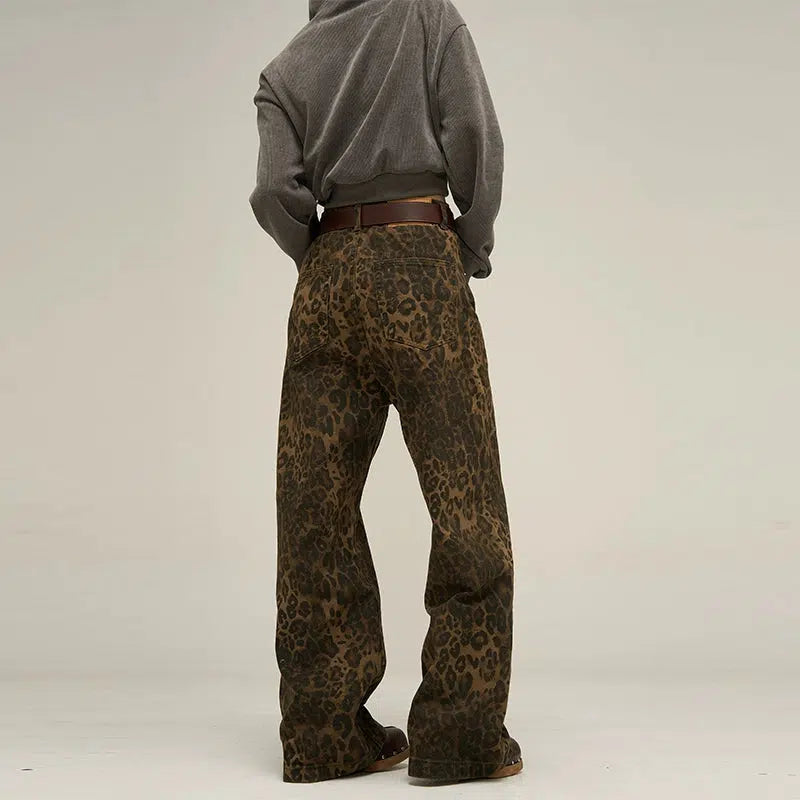 Pantalon Large Imprimé Léopard | Audacieux | Tendance & Élégant