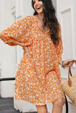 Robe Tunique Bohème Fleurie | Mélange de Coton Léger | Vive et Aérienne