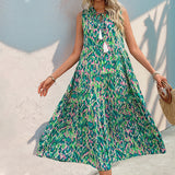 Robe Longue Bohème Sans Manches | Fluide | Incontournable d'Été