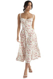 Robe Midi Fleurie | Romantique | Élégante & Fluide
