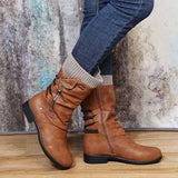 Bottes à Fermeture Éclair | Doublure Chaude | Look Hivernal Confortable
