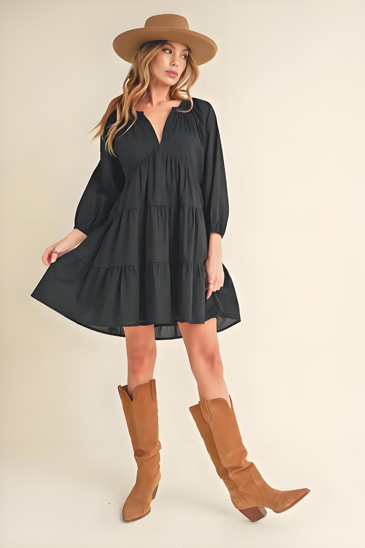 Robe Volante Bohème à Volants | Décontractée | Légère et Féminine