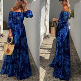 Robe Longue Épaules Dénudées | Élégante | Fluide & Romantique