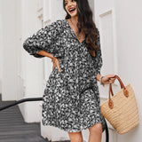 Robe Tunique Bohème Fleurie | Mélange de Coton Léger | Vive et Aérienne