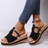 Sandales Compensées à Plateforme | Chic | Confortables & Stylées