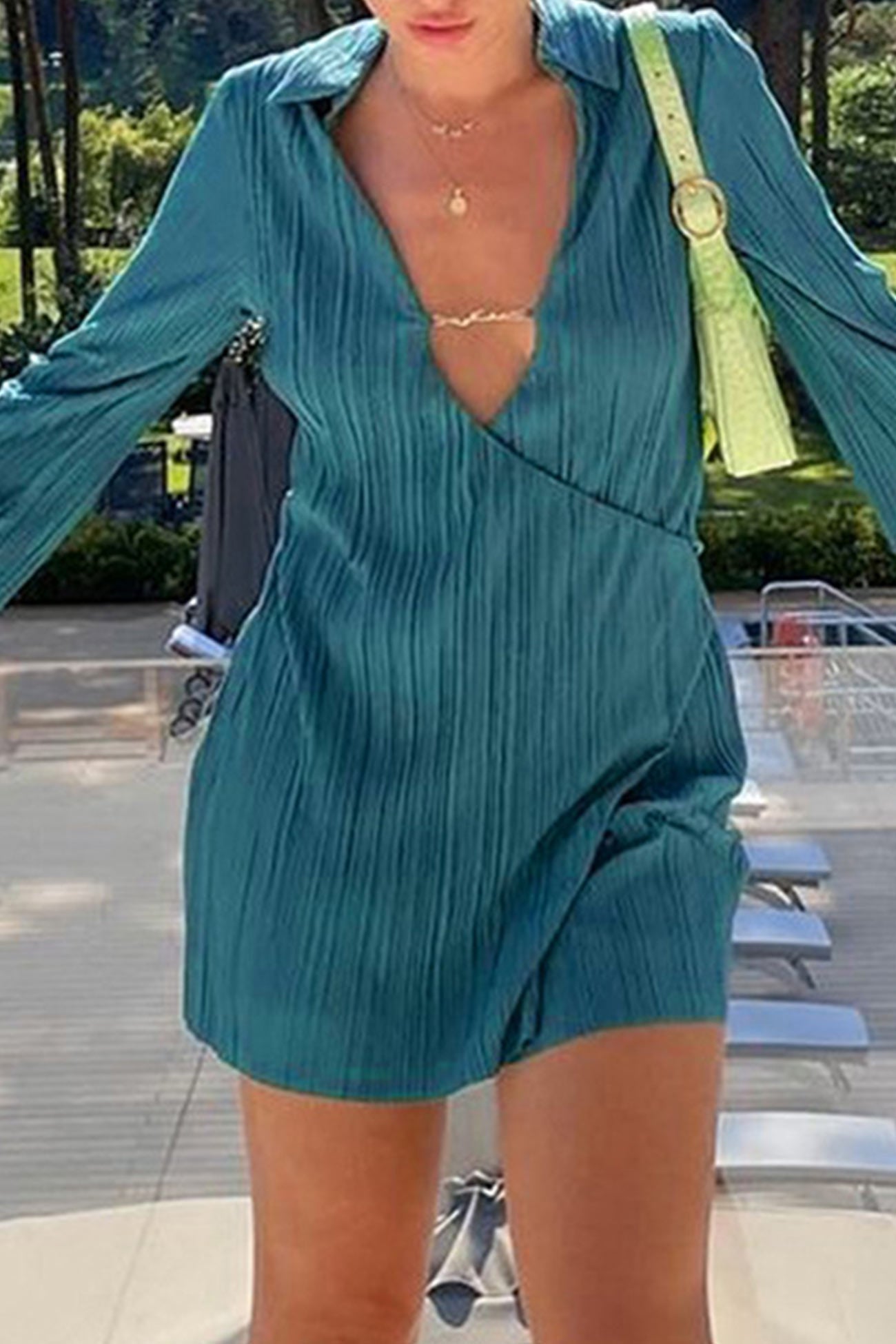 Robe Courte Plissée | Audacieuse | Élégante & Chic