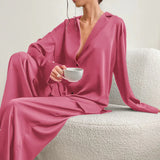Ensemble Lounge en Satin | Fluidité Soyeuse | Confort Minimaliste de Luxe