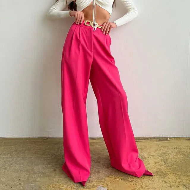 Pantalon Tailleur Large | Élégant & Polyvalent | Coupe Parfaite