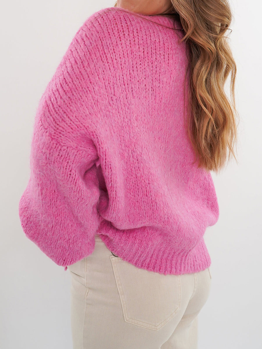 Gilet à Nœuds Doux | Rose | Doux et Ludique