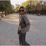 Gilet en Maille Côtelée | Taupe | Doux et Élégant