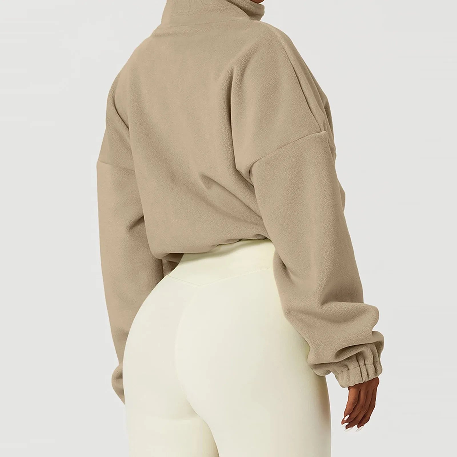Veste Courte en Polaire Zippée | Confort & Style | Tendance Sporty Chic