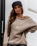 Pull en Maille Épaules Dénudées | Douillet | Chic & Tendance