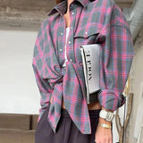 Chemise Oversize à Carreaux | Décontractée et Tendance | Parfaite pour Superposer