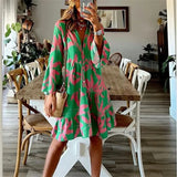 Robe Courte Bohème Imprimée | Fluide | Chic & Confortable