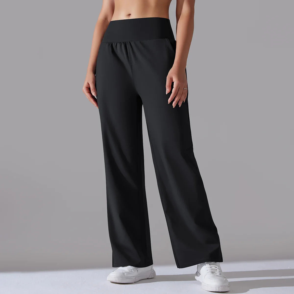 Pantalon Taille Haute à Jambes Larges | Polyvalent | Confortable et Moderne