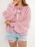 Gilet à Nœuds Doux | Rose | Doux et Ludique