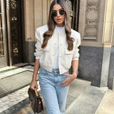 Veste Bomber Courte | Légère & Tendance | Casual-Chic