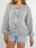 Gilet à Nœuds Doux | Rose | Doux et Ludique