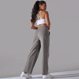 Pantalon Taille Haute à Jambes Larges | Polyvalent | Confortable et Moderne