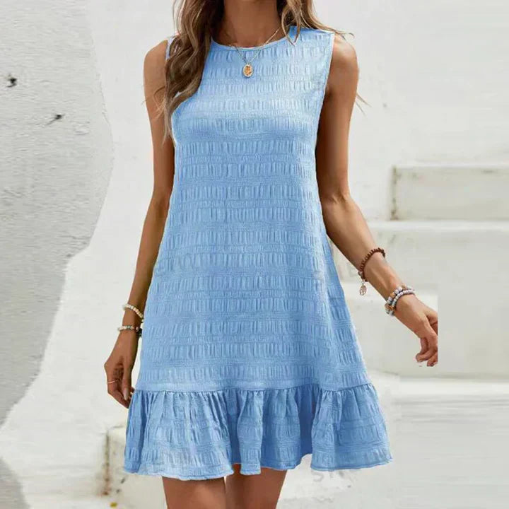 Robe d’Été Sans Manches | Légère | Fluide et Féminine