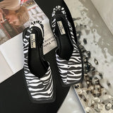 Ballerines Slingback à Bout Carré | Design Moderne | Confort Souple au Quotidien