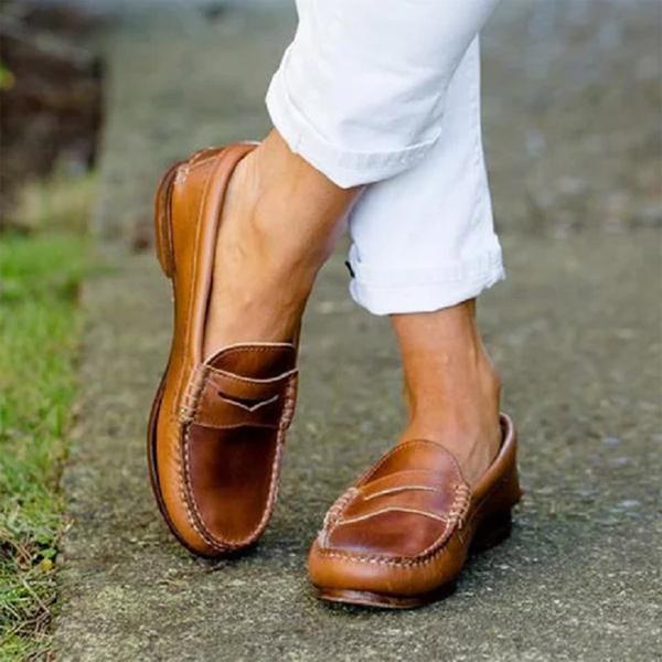 Mocassins Classiques en Cuir | Élégants & Confortables | Parfaits pour le Quotidien Chic et les Sorties Décontractées