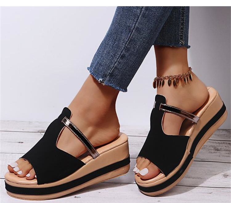 Sandales Compensées à Plateforme | Chic | Confortables & Stylées