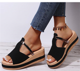 Sandales Compensées à Plateforme | Chic | Confortables & Stylées
