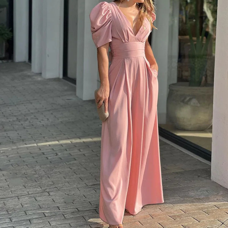 Combinaison Large Élégante | Chic & Féminine | Parfaite pour les Soirées et Événements Spéciaux