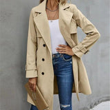 Trench-Coat Classique à Double Boutonnage | Élégant | Intemporel & Polyvalent