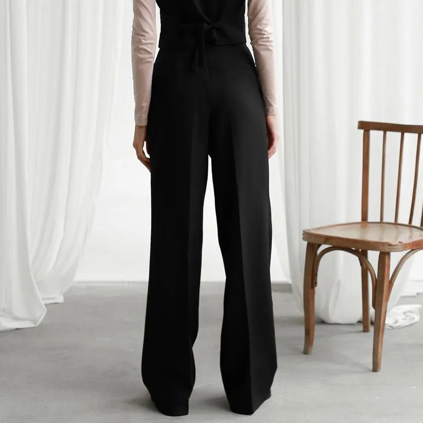 Pantalon Tailleur Large | Élégant & Polyvalent | Coupe Parfaite