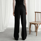 Pantalon Tailleur Large | Élégant & Polyvalent | Coupe Parfaite