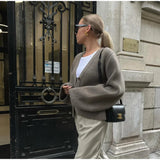 Gilet en Maille Côtelée | Taupe | Doux et Élégant