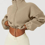 Veste Courte en Polaire Zippée | Confort & Style | Tendance Sporty Chic