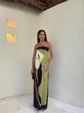 Robe Maxi à Imprimé Abstrait | Élégance Audacieuse | Déclaration d'Été