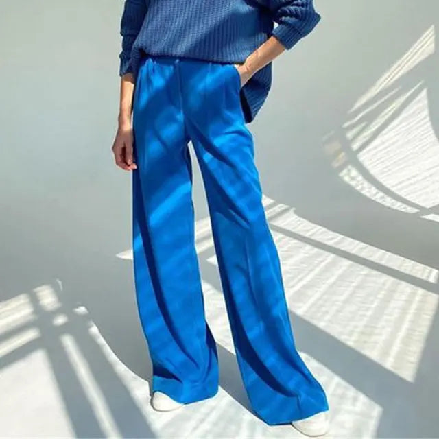 Pantalon Tailleur Large | Élégant & Polyvalent | Coupe Parfaite