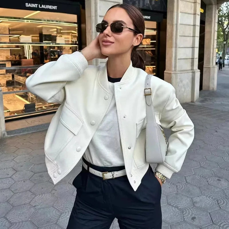 Veste Bomber Courte | Légère & Tendance | Casual-Chic
