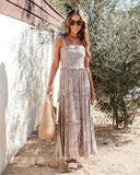 Robe Maxi Bohème | Smockée | Légère & Fluide