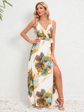 Robe Longue Portefeuille Fleurie | Look Estival | Élégante & Légère
