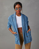 Veste Blazer en Jean | Coupe Décontractée | Basique du Quotidien