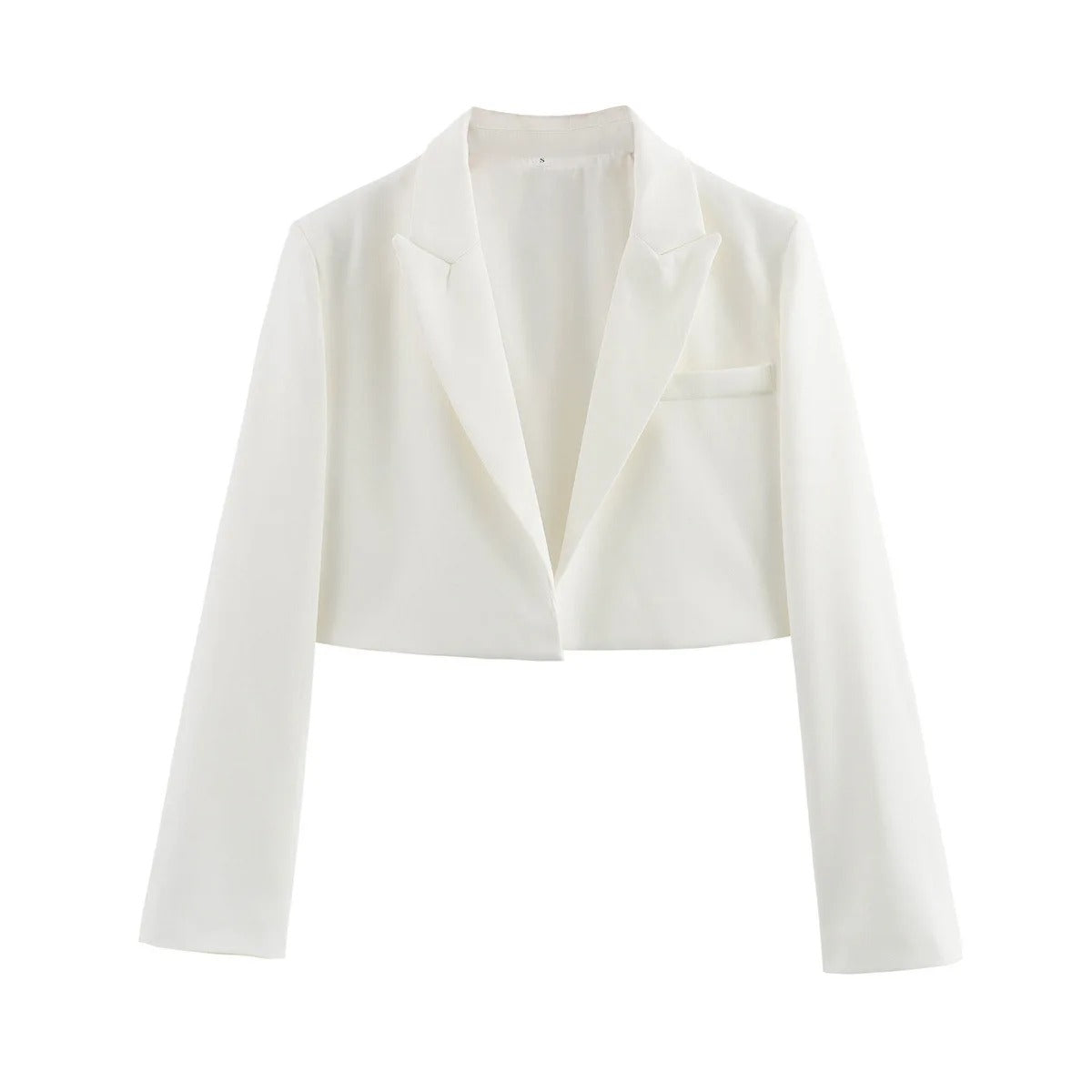 Blazer Court Femme | Col Tailleur Structuré | Coupe Épurée | Style Moderne Polyvalent